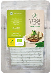 Vegansk produkt A'LA ostskivor med örter EKO 150g - VEGGI FILATA